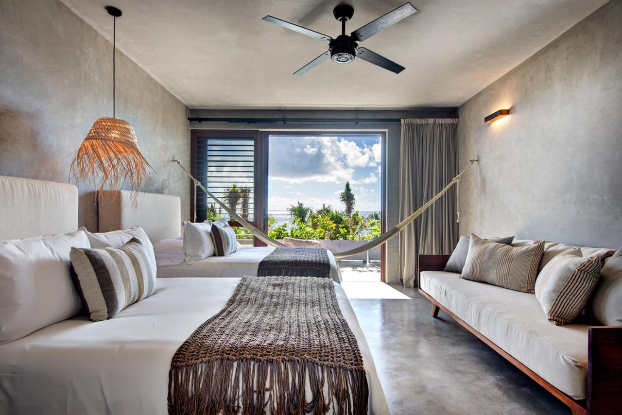 Beachfront Villa In Tankah Bay Tulum Exterior photo